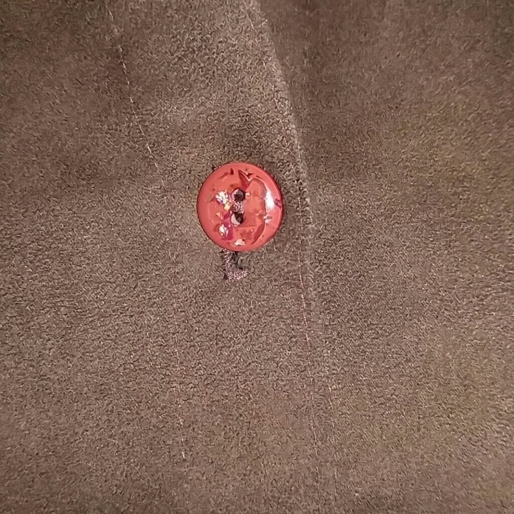 Vintage Lilly Brown Button Shirt S - Picture 2 of 5